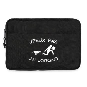 jogging, footing, running - Sacoche pour ordinateur portable 13 pouces - noir - Devant