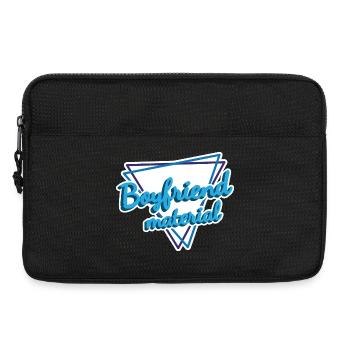 Lien d’amitié avec forme de coeur - Sacoche pour ordinateur portable 13 pouces - noir - Devant