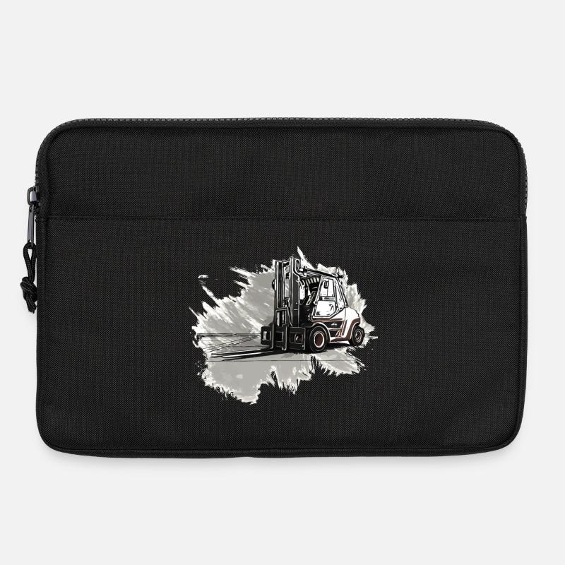 Gabelstapler - Laptoptasche 13" - Schwarz