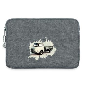 Camion à plateau BARKAS B1000 - Sacoche pour ordinateur portable 13 pouces - gris chiné - Devant