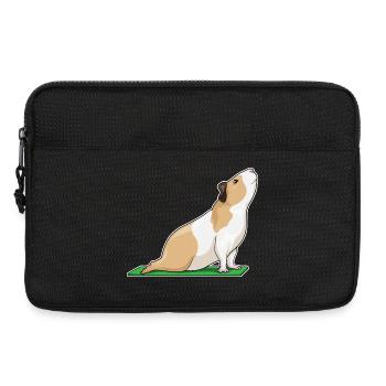 Guinea pig yoga fitness gymnastics - Laptop bag 13" - black - Front