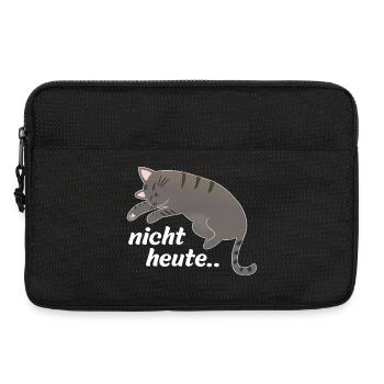Nicht heute Katze - Laptoptasche 13" - Schwarz - Vorne