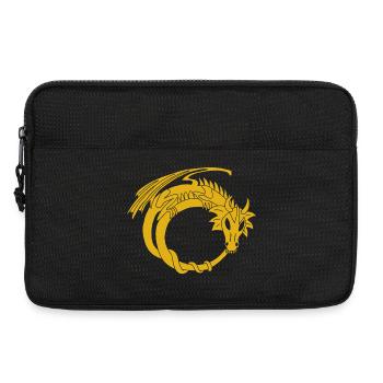 Der goldene Drachenring - Laptoptasche 13" - Schwarz - Vorne