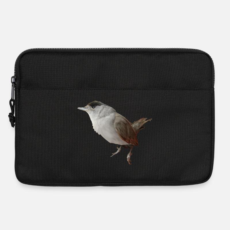 Mönchsgrasmückenmännchen - Laptoptasche 13" - Schwarz