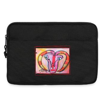 Bélier, Arc-en-ciel, Art céleste - Sacoche pour ordinateur portable 13 pouces - noir - Devant