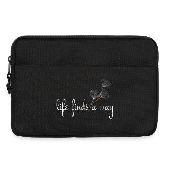 La vie trouve un chemin - Pissenlit - Sacoche pour ordinateur portable 13 pouces - noir - Devant