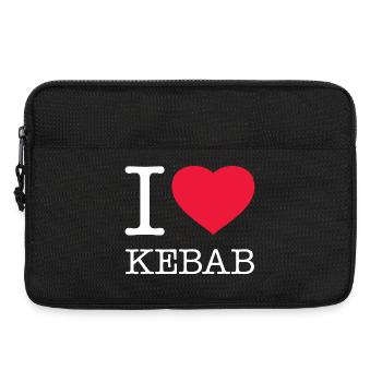 J’ADORE LE KEBAB - Sacoche pour ordinateur portable 13 pouces - noir - Devant