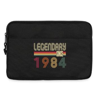 Vintage 1984 né Vintage rétro anniversaire - Sacoche pour ordinateur portable 13 pouces - noir - Devant