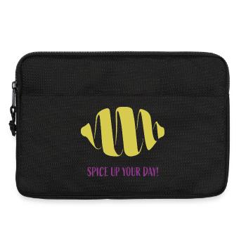 Spice up your day Zitrone Zitronenschale - Laptoptasche 13" - Schwarz - Vorne