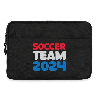 Équipe de football des Pays-Bas 2024 Logo d’icône de fan de football - Sacoche pour ordinateur portable 13 pouces - noir - Devant