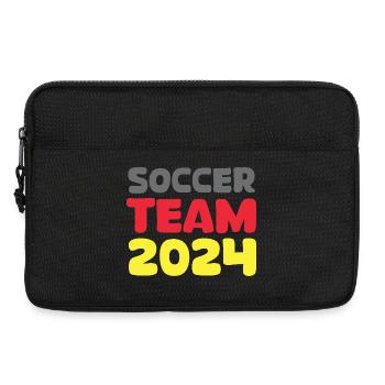 Tournoi des fans de football de l’équipe d’Allemagne 2024 - Sacoche pour ordinateur portable 13 pouces - noir - Devant