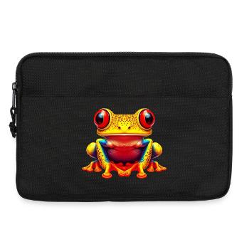 Grenouille - Sacoche pour ordinateur portable 13 pouces - noir - Devant