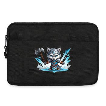 Viking Wolf Warrior - Laptoptasche 13" - Schwarz - Vorne