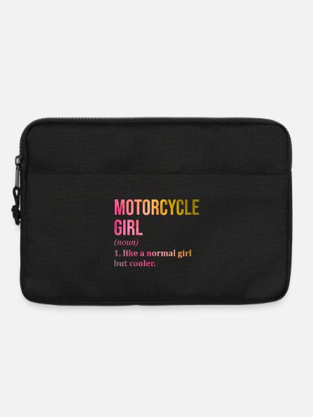 Motorrad Motorrad Motorrad Motorrad - Laptoptasche 13" - Schwarz