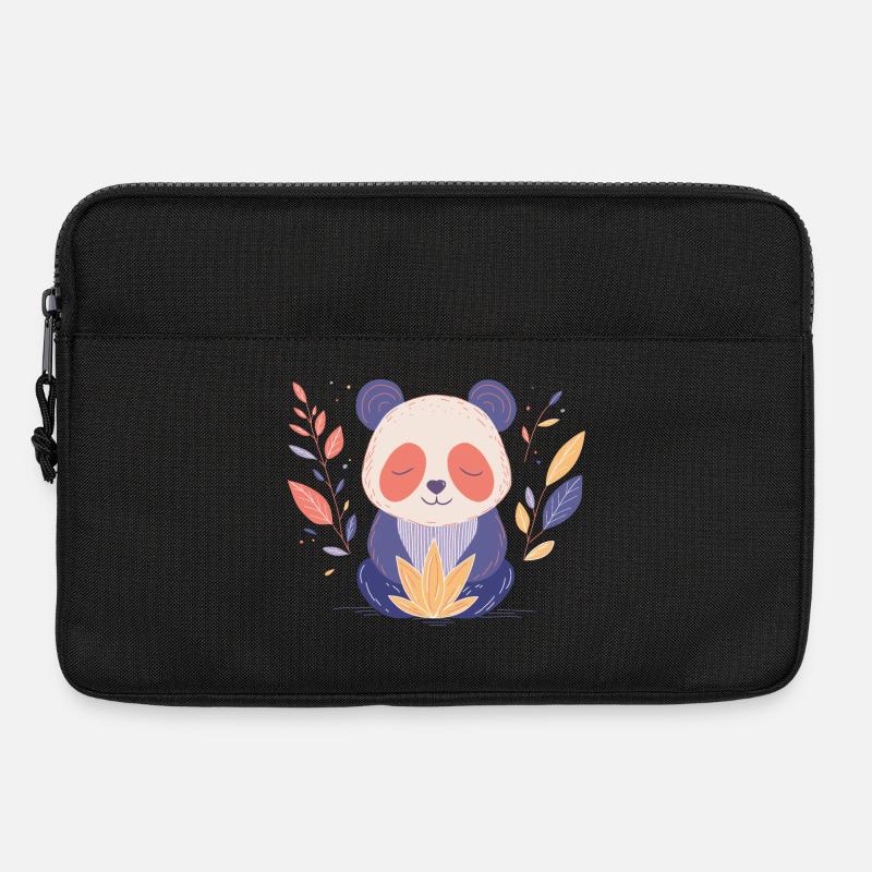 Yogi Panda - Laptoptasche 13" - Schwarz