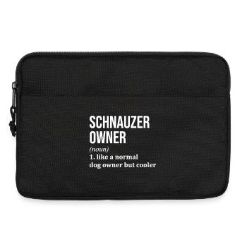 Schnauzer - Laptop bag 13" - black - Front