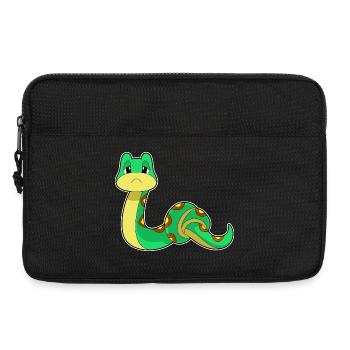 Lustige Schlange  - Laptoptasche 13" - Schwarz - Vorne