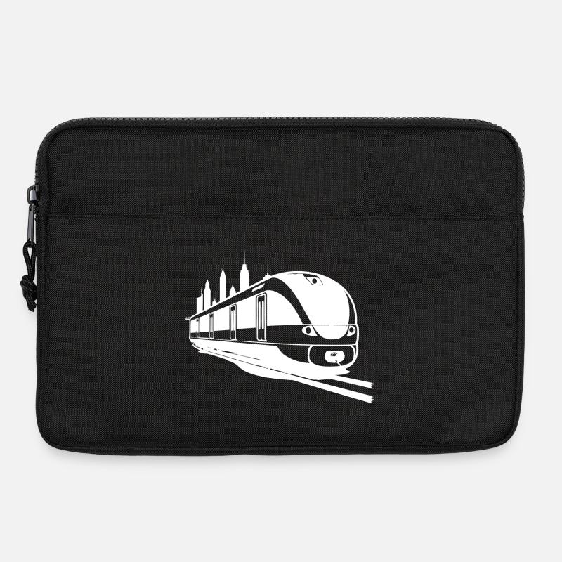 Eisenbahn - Laptoptasche 13" - Schwarz