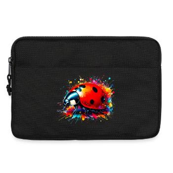 Marienkäfer - Laptoptasche 13" - Schwarz - Vorne
