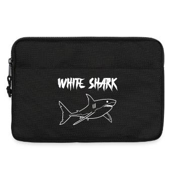 Requin blanc - Sacoche pour ordinateur portable 13 pouces - noir - Devant