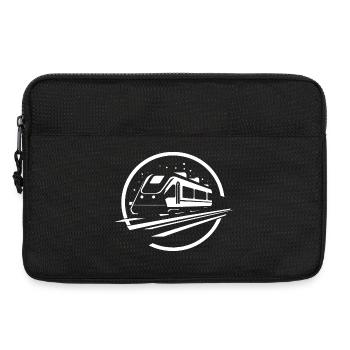 Graphismes de train - Sacoche pour ordinateur portable 13 pouces - noir - Devant