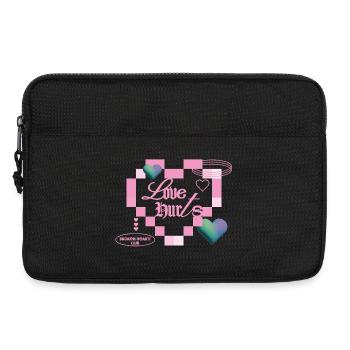 L’amour fait mal - Sacoche pour ordinateur portable 13 pouces - noir - Devant