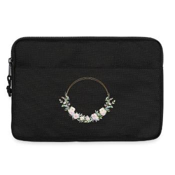 Alara! Name Floral - Laptoptasche 13" - Schwarz - Vorne