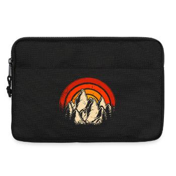 Gebirge - Laptoptasche 13" - Schwarz - Vorne