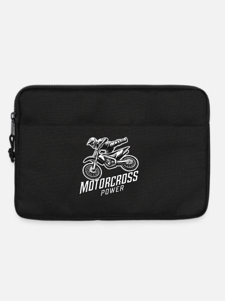 Motorcross - Laptoptasche 13" - Schwarz