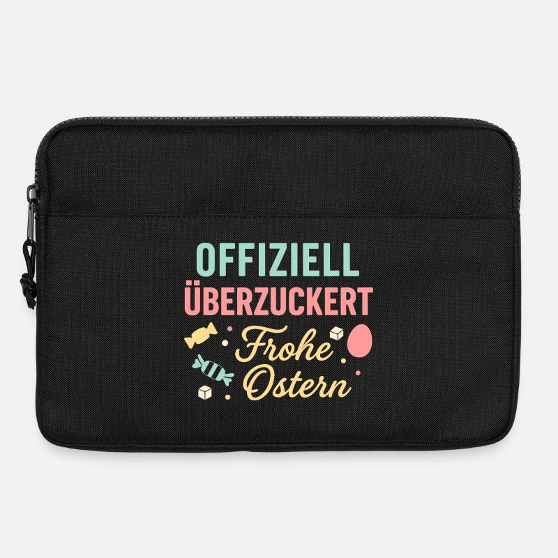 Officially sugar-coated Happy Easter - Laptop bag 13" - black