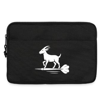 Bock auf Dart - Laptoptasche 13" - Schwarz - Vorne