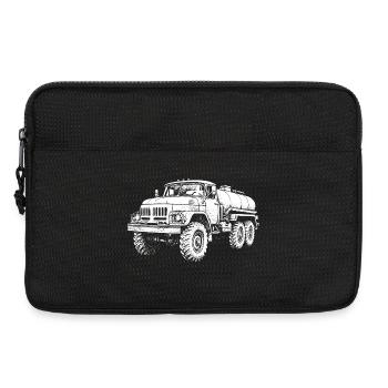 Schwerlast-Koloss Retro - Laptoptasche 13" - Schwarz - Vorne