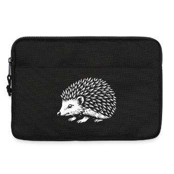 Stachelig süß unterwegs - Laptoptasche 13" - Schwarz - Vorne