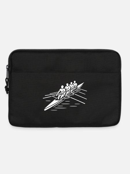 Rhythmus im Ruder - Laptoptasche 13" - Schwarz