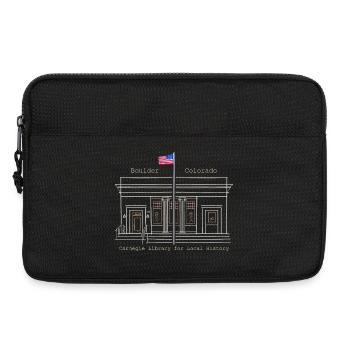Boulder, Colorado, USA, Zeichnung Bibliothek - Laptoptasche 13" - Schwarz - Vorne
