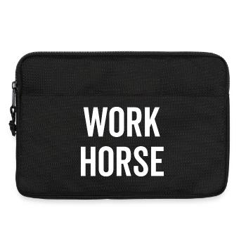 Arbeitstier - Laptoptasche 13" - Schwarz - Vorne
