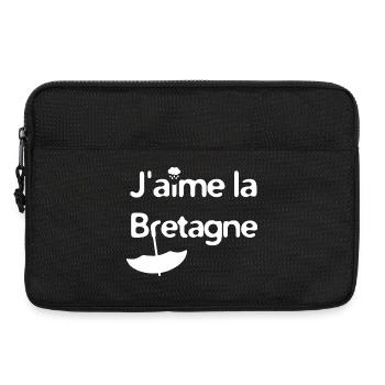 I love Brittany - Laptop bag 13" - black - Front