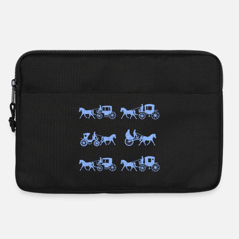 Kutsche Kutscher - Laptoptasche 13" - Schwarz