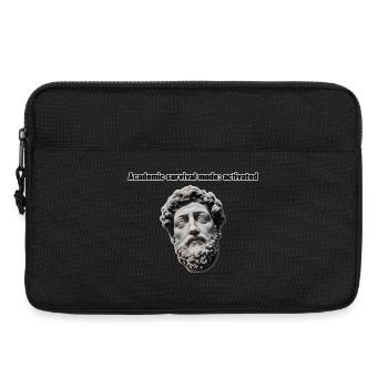 Academic survival mode: activated - Laptop bag 13" - black - Front