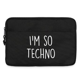 Techno - Laptoptasche 13" - Schwarz - Vorne