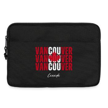 Vancouver Canada, j’adore Vancouver - Sacoche pour ordinateur portable 13 pouces - noir - Devant