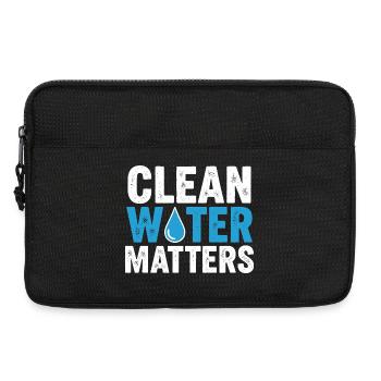 Lustiger Wasseraufbereitungsanlagenbetreiber & Abwasser - Laptoptasche 13" - Schwarz - Vorne