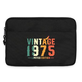 1975 Vintage Retro Birthday Gift - Laptop bag 13" - black - Front