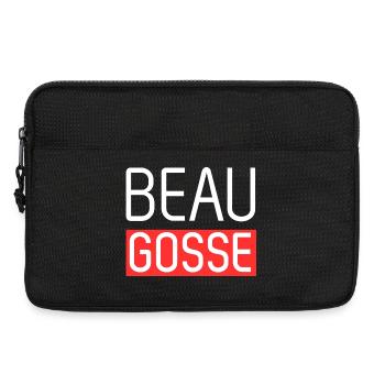 Beau Gosse Men's Gift Humour Original Funny Birthd - Sacoche pour ordinateur portable 13 pouces - noir - Devant