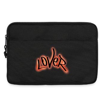 Lover Graffiti Neon Font - Laptop bag 13" - black - Front