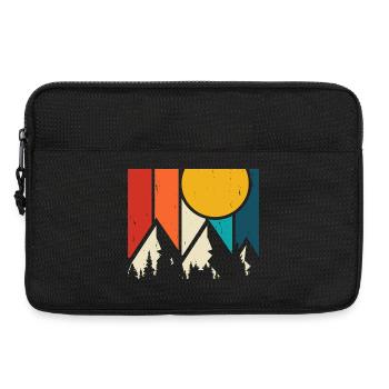 Randonnée Randonneur Alpiniste Cadeau - Sacoche pour ordinateur portable 13 pouces - noir - Devant