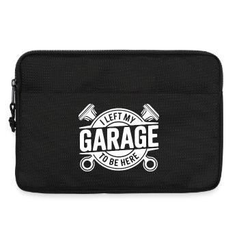 Ich habe meine Garage verlassen Zitat Mechaniker - Laptoptasche 13" - Schwarz - Vorne
