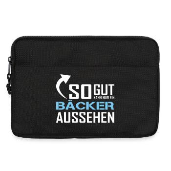 Only a baker can look so good - Laptop bag 13" - black - Front