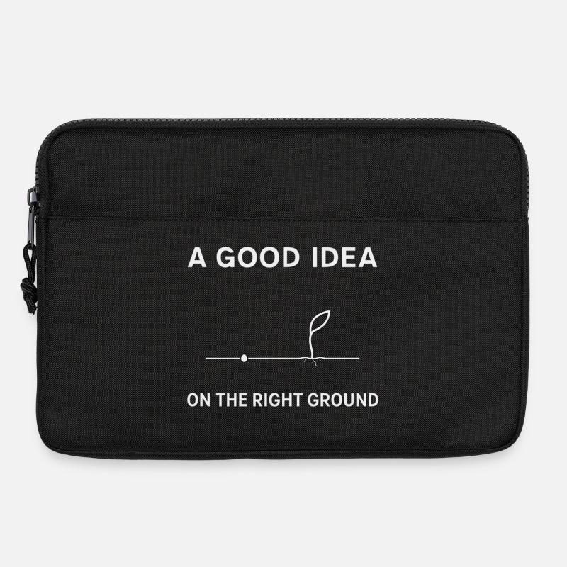 Ideen am richtigen Ort. - Laptoptasche 13" - Schwarz