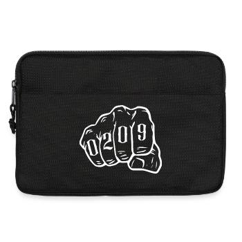 Gelsenkirchen Ruhrpott Vorwahl 0209 Hoodie - Laptoptasche 13" - Schwarz - Vorne